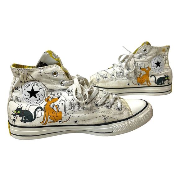 The Simpsons x Converse All Star Graphic 25 Years Hi-top Sneakers Size Men’s 11 - Picture 2 of 11
